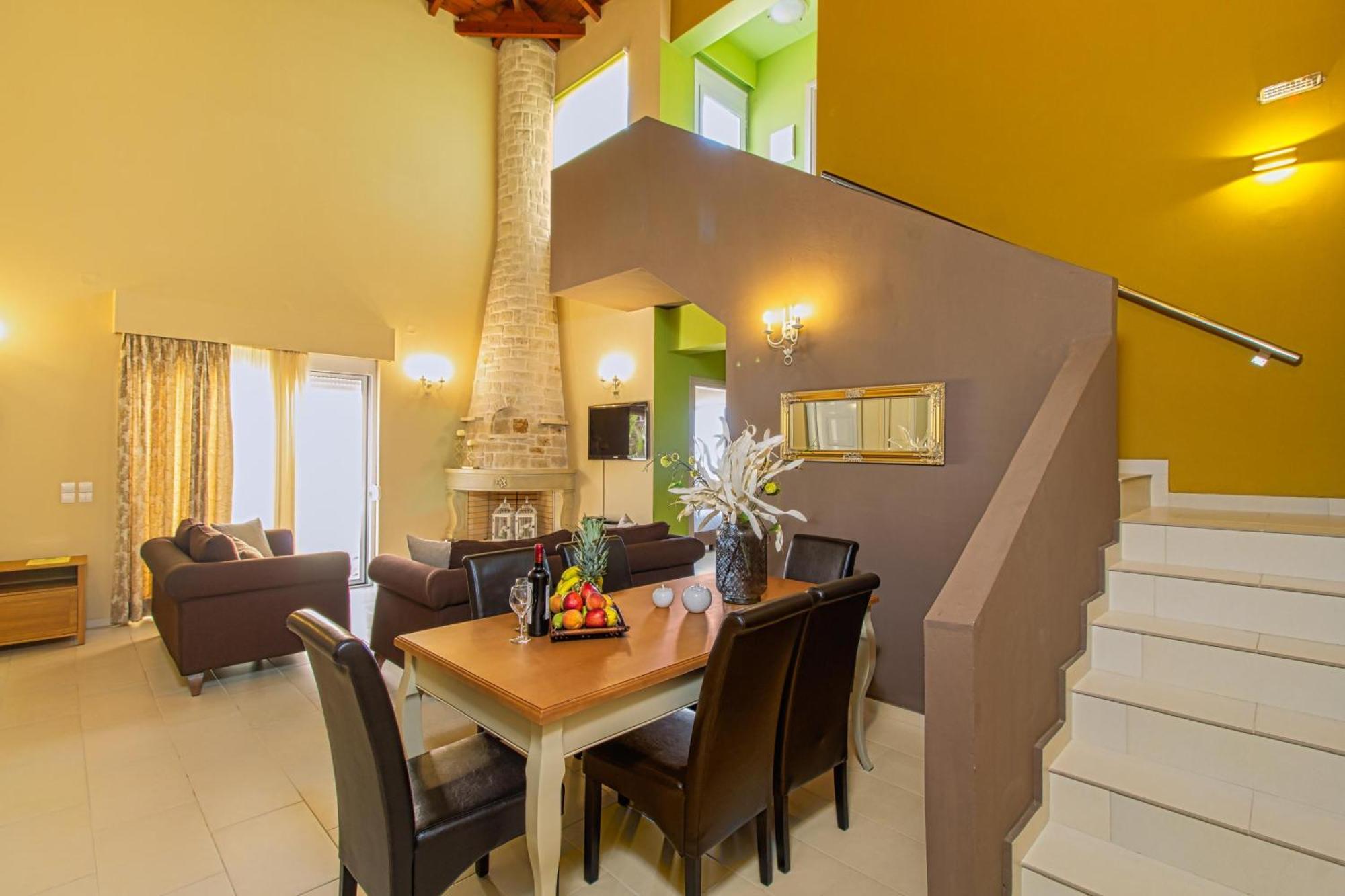 Theo Villas With Sea View Marathokefala Номер фото