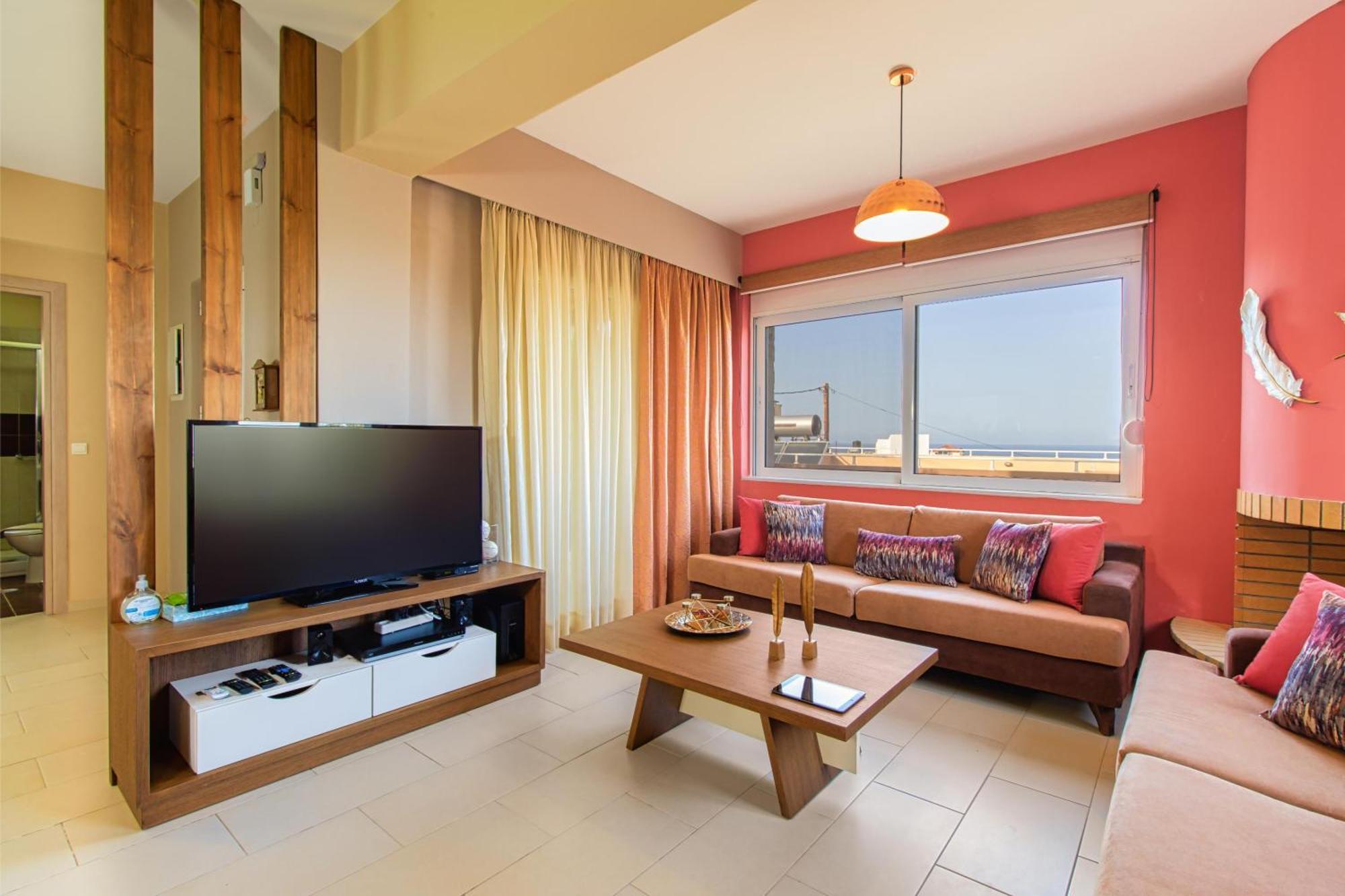 Theo Villas With Sea View Marathokefala Номер фото