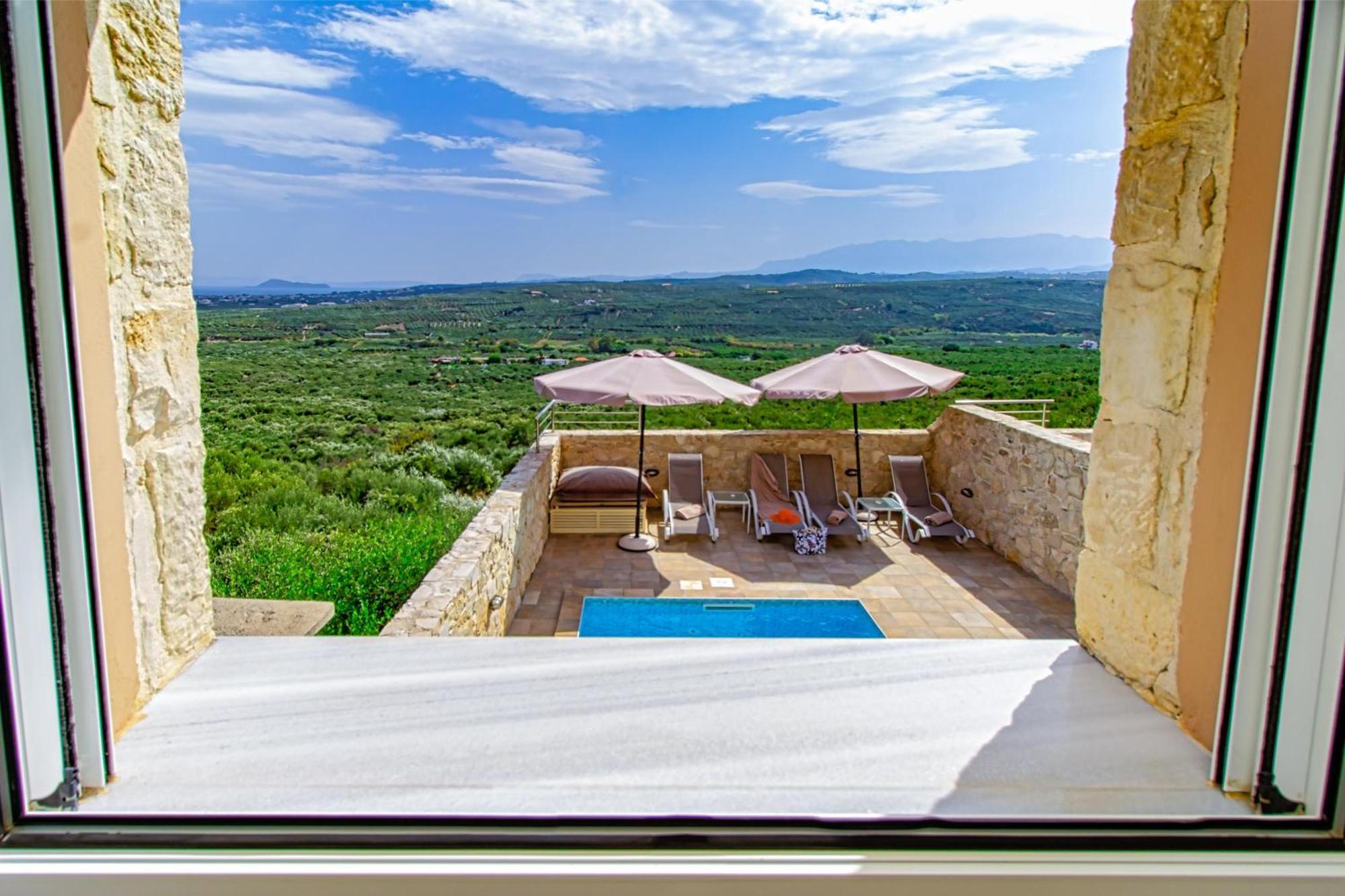 Theo Villas With Sea View Marathokefala Экстерьер фото